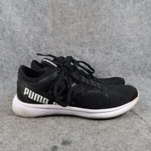 Puma Shoes Womens 6 Athletic Trainer Casual Sneaker Running Comfort Black White
